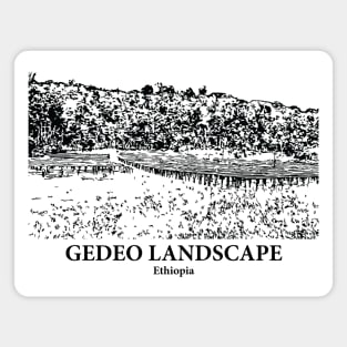 Gedeo Landscape - Ethiopia Magnet